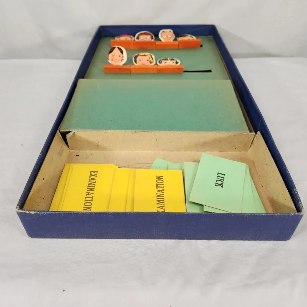 1955 Go To The Head of the Class Vintage Board Game Parts